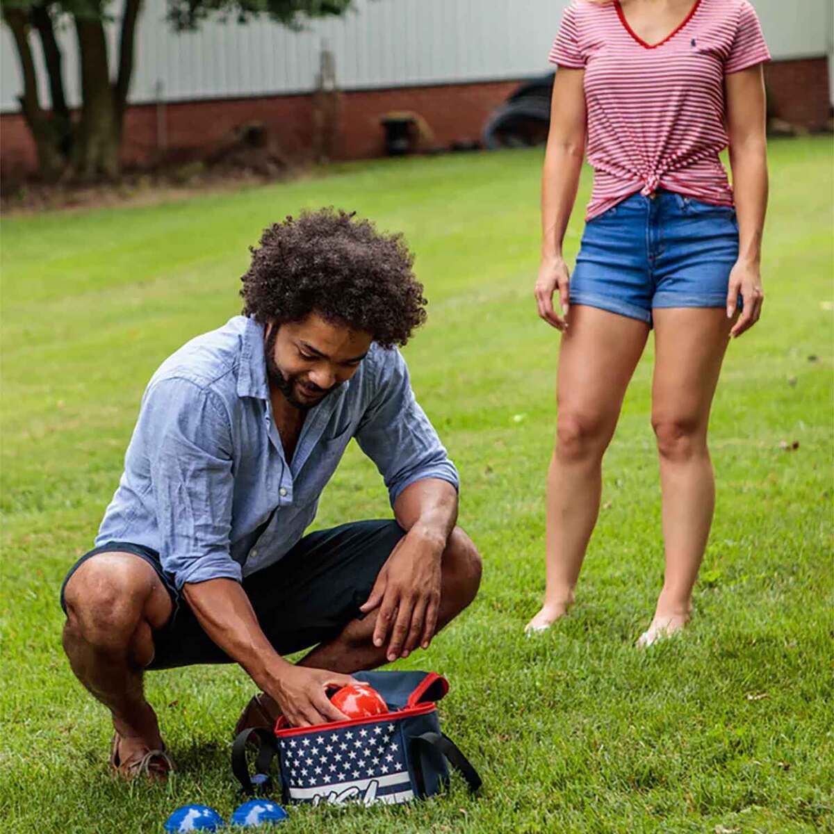 Triumph Patriotic Bocce Ball Set 3 Triumph Patriotic Bocce Ball Set